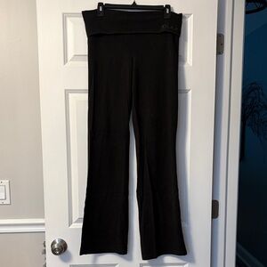 Victoria's Secret PINK Black Flare yoga pants
